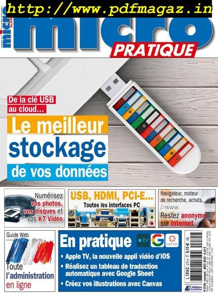 Micro Pratique – aout 2019 Cover