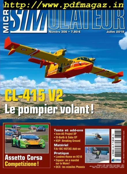 Micro Simulateur – juillet 2019 Cover