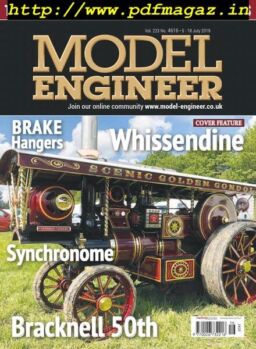 Model Engineer – 05 July 2019