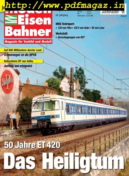 ModellEisenBahner – August 2019 Cover
