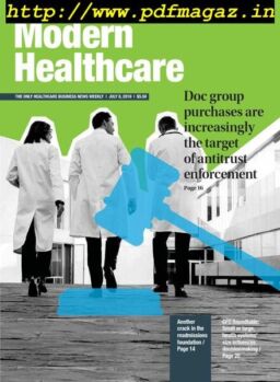 Modern Healthcare – July 08, 2019