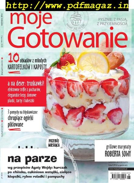 Moje Gotowanie – Czerwiec 2019 Cover