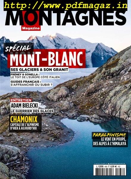 Montagnes Magazine – aout 2019 Cover