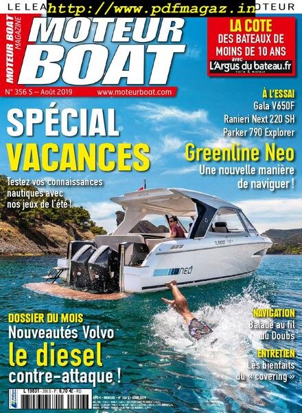 Moteur Boat – aout 2019 Cover