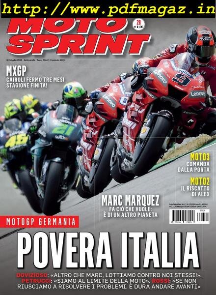 Moto Sprint – 9 Luglio 2019 Cover