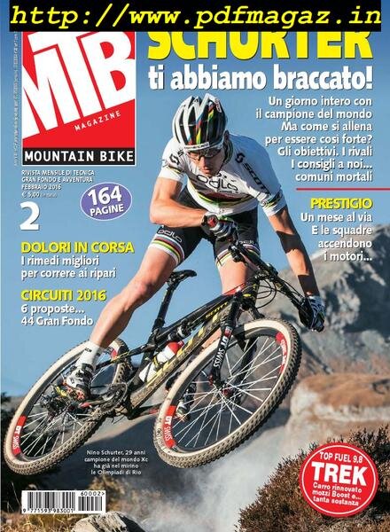 MTB Magazine – Febbraio 2016 Cover