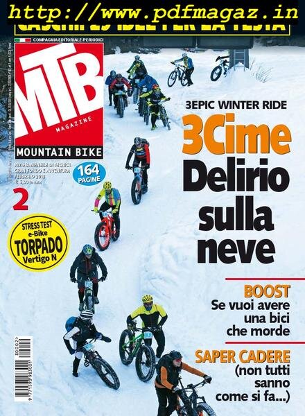 MTB Magazine – Febbraio 2018 Cover