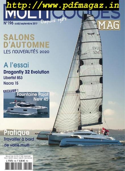 Multicoques Le Magazine – aout-septembre 2019 Cover