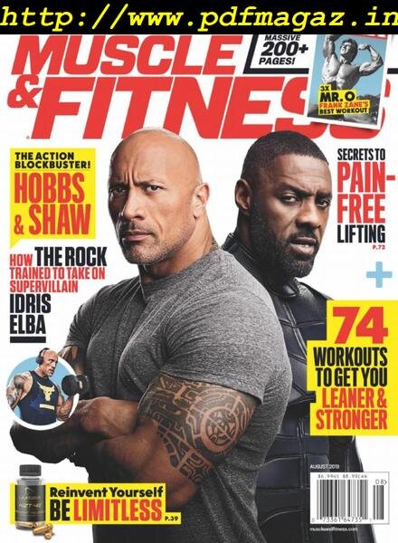 Muscle & Fitness USA – August 2019 Cover