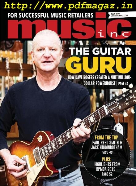 Music Inc Magazine – July 2019 Cover