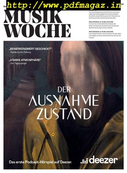 Musikwoche – 15 Juli 2019 Cover