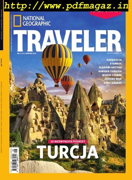 National Geographic Traveler Poland – Sierpien 2019 Cover