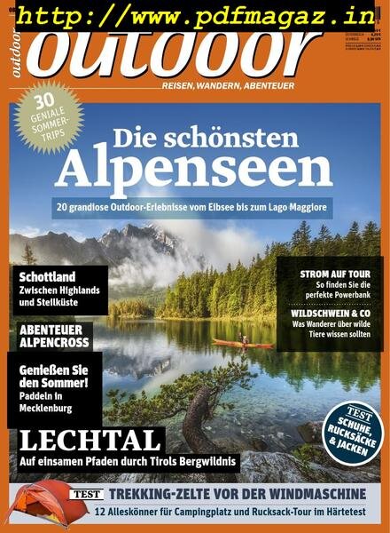outdoor – Juli 2019 Cover