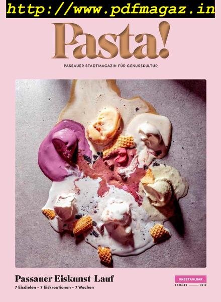Pasta! – Sommer 2019 Cover