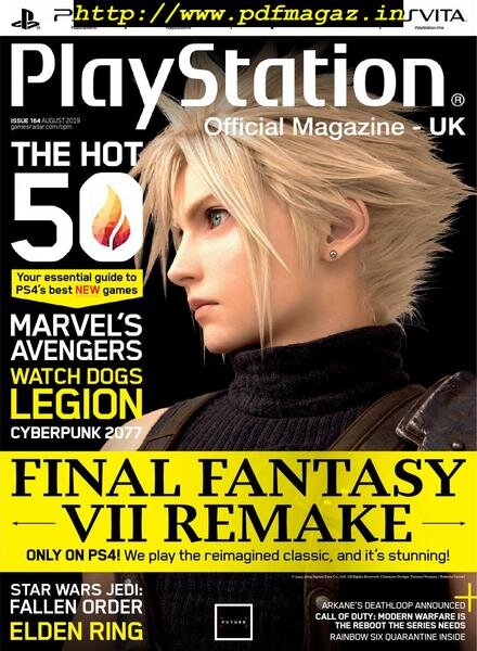 PlayStation Official Magazine UK – August 2019 Cover