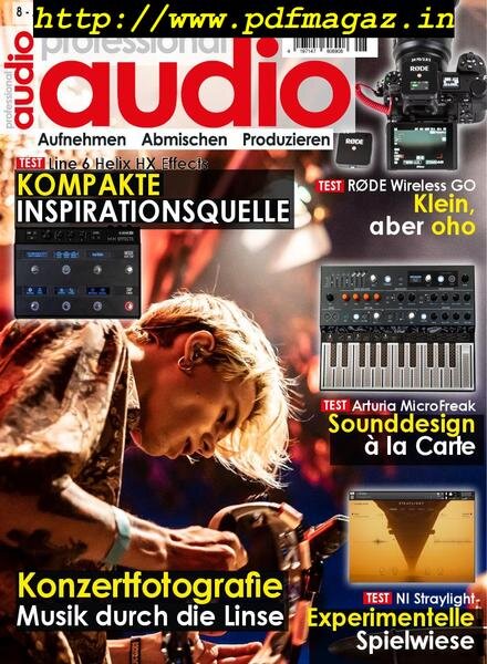 Professional Audio – August 2019 Cover