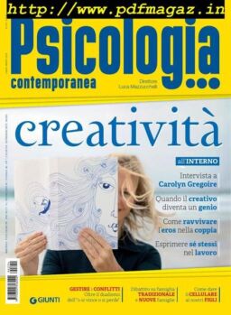 Psicologia Contemporanea – Luglio-Agosto 2019