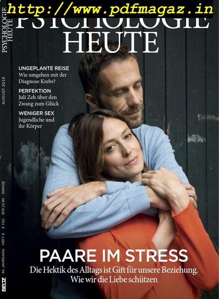 Psychologie Heute – August 2019 Cover