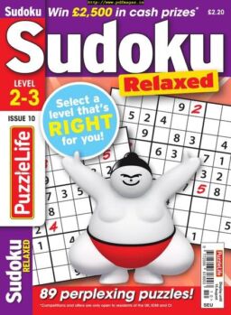 PuzzleLife Sudoku Relaxed – July 2019