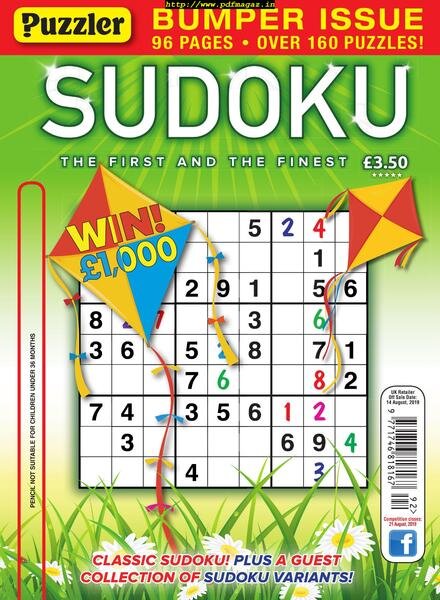 Puzzler Sudoku – July 2019 Cover