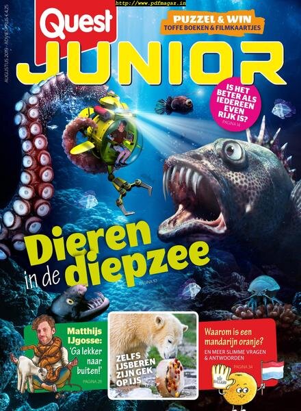 Quest Junior – juli 2019 Cover