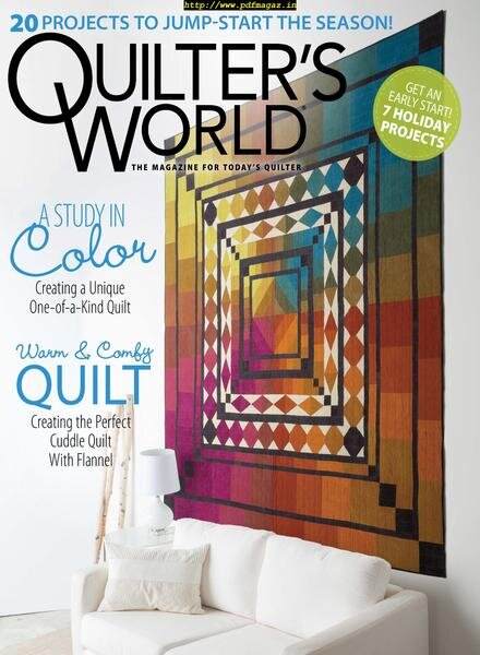 Quilter’s World – June 2019 Cover