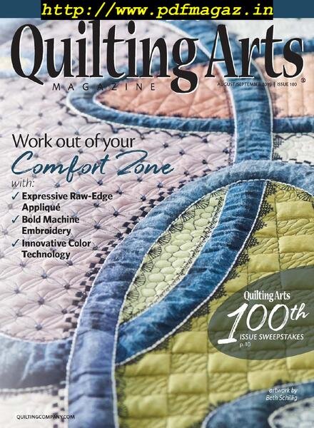 Quilting Arts – August-September 2019 Cover
