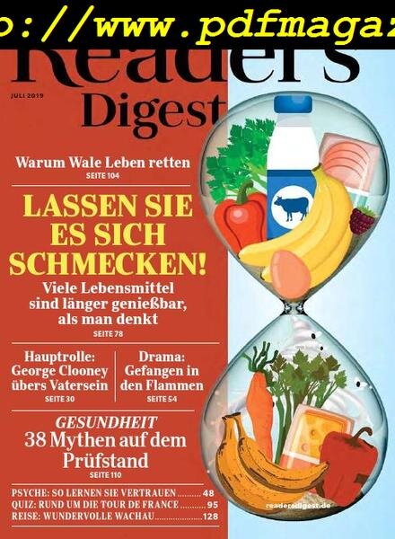 Reader’s Digest Germany – Juli 2019 Cover