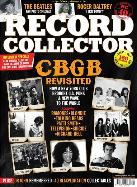Record Collector – August 2019 Cover