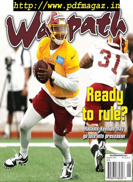 Redskins Warpath – August 2019 Cover