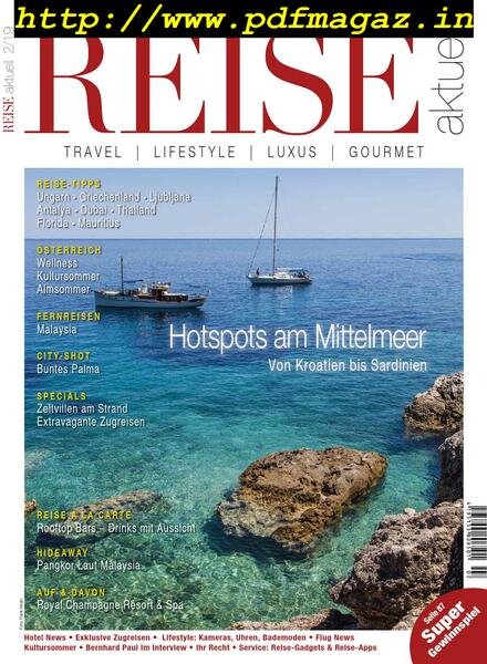 Reise-Aktuell – Juni 2019 Cover