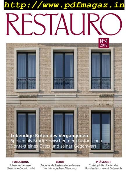 Restauro – Juli 2019 Cover