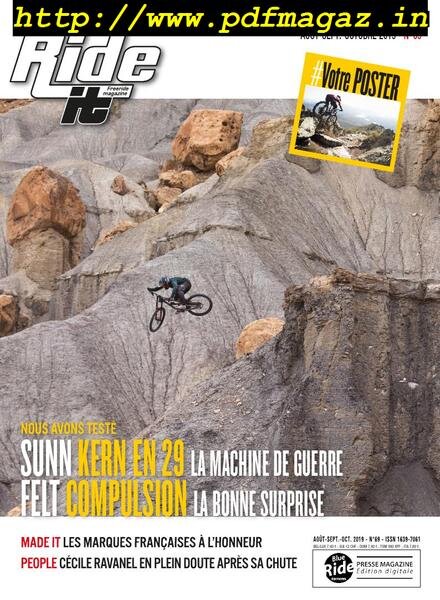 Ride It – aout 2019 Cover