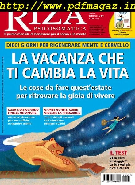 Riza Psicosomatica – Luglio 2012 Cover