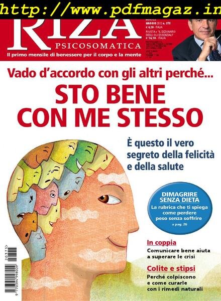 Riza Psicosomatica – Maggio 2012 Cover
