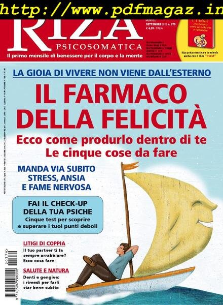 Riza Psicosomatica – Settembre 2012 Cover