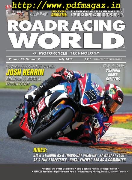 Roadracing World – June 2019 Cover