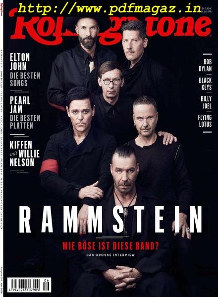 Rolling Stone Germany – Juni 2019 Cover