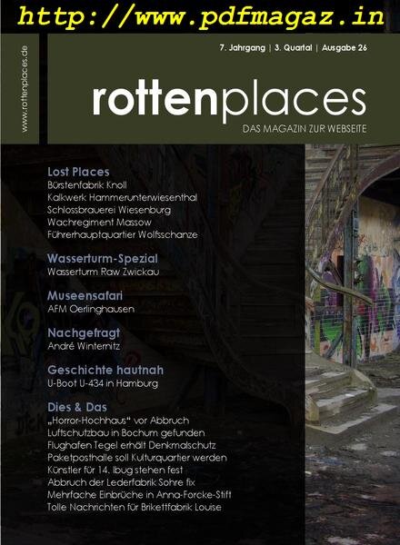 Rottenplaces Magazin – N 3, 2019 Cover