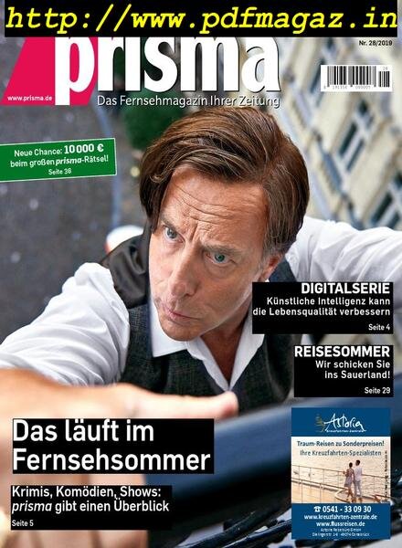 RTV-Programm – 13 Juli 2019 Cover