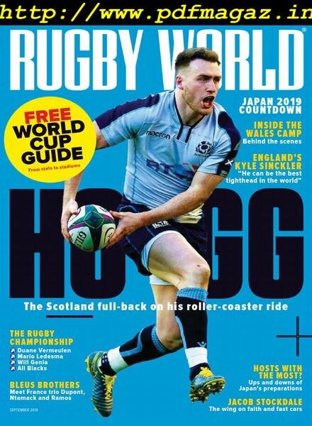 Rugby World UK – August 2019 Cover
