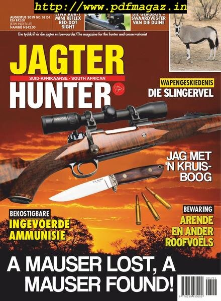 SA Hunter-Jagter – August 2019 Cover