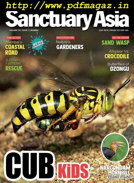 Sanctuary Asia – August 2019 Cover