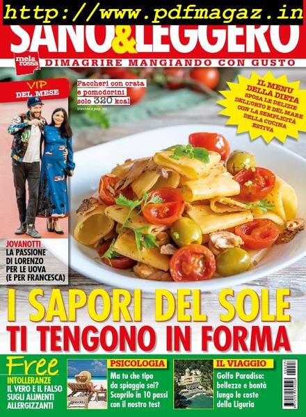 Sano & Leggero – luglio 2019 Cover