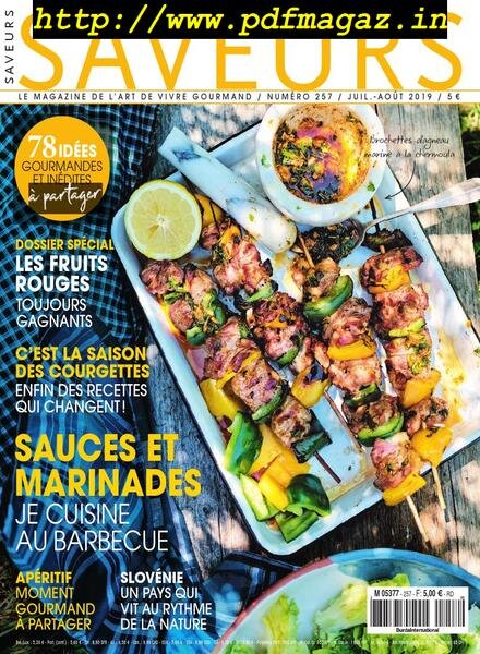 Saveurs France – Juillet-Aout 2019 Cover