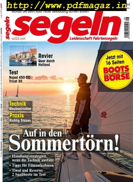 Segeln – Juli 2019 Cover