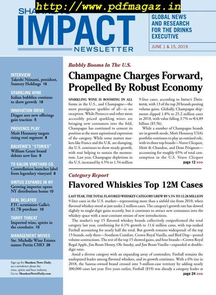 Shanken’s Impact Newsletter – June 2019 Cover