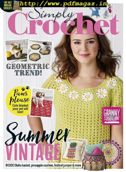 Simply Crochet – December 2019 Cover