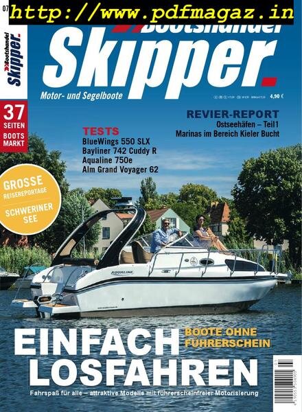 Skipper Bootshandel – Juni 2019 Cover