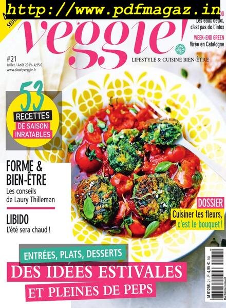 Slowly Veggie France – Juillet-Aout 2019 Cover